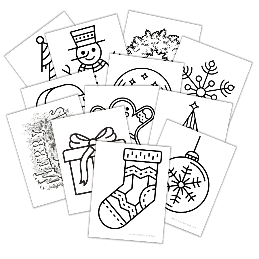 Christmas Coloring Pages   Free Printables   Add a Little Adventure