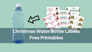 Christmas Water Bottle Labels - Add A Little Adventure