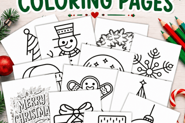 Free Printable Christmas Coloring Pages