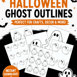 Free Printable Halloween Ghost Outlines