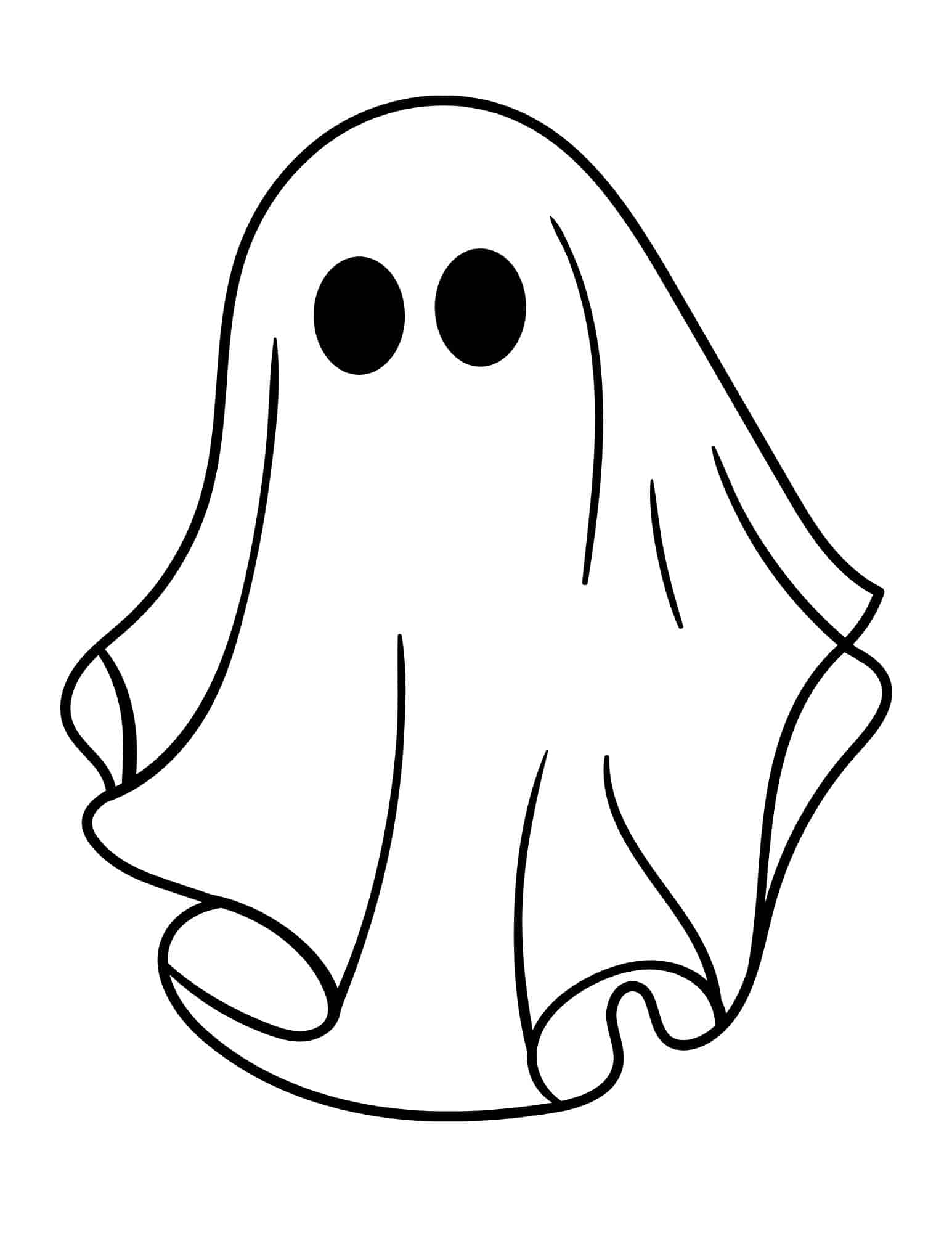 Ghost Drawing Outline At Neomi Ingram Blog