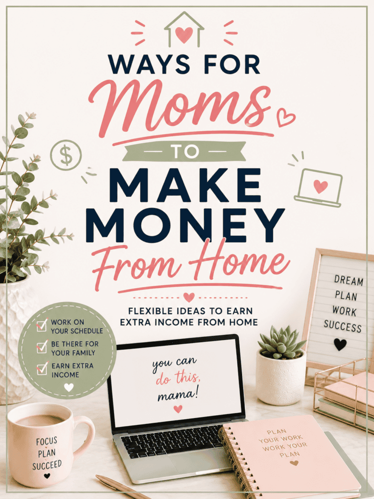 Ways for Moms to Make Money from Home
