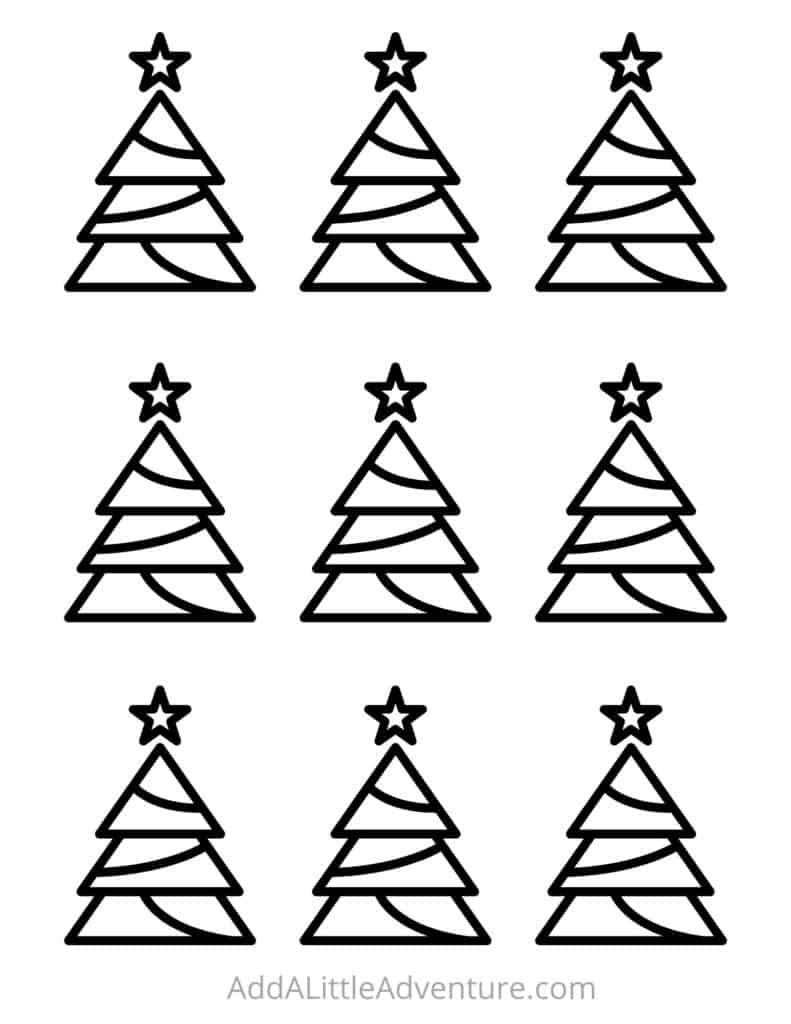 Small Christmas Tree Templates - Page 2