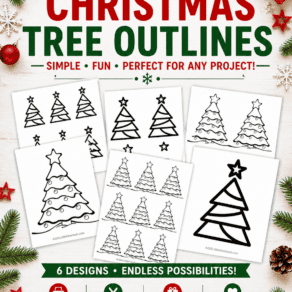 Free Printable Christmas Tree Outlines