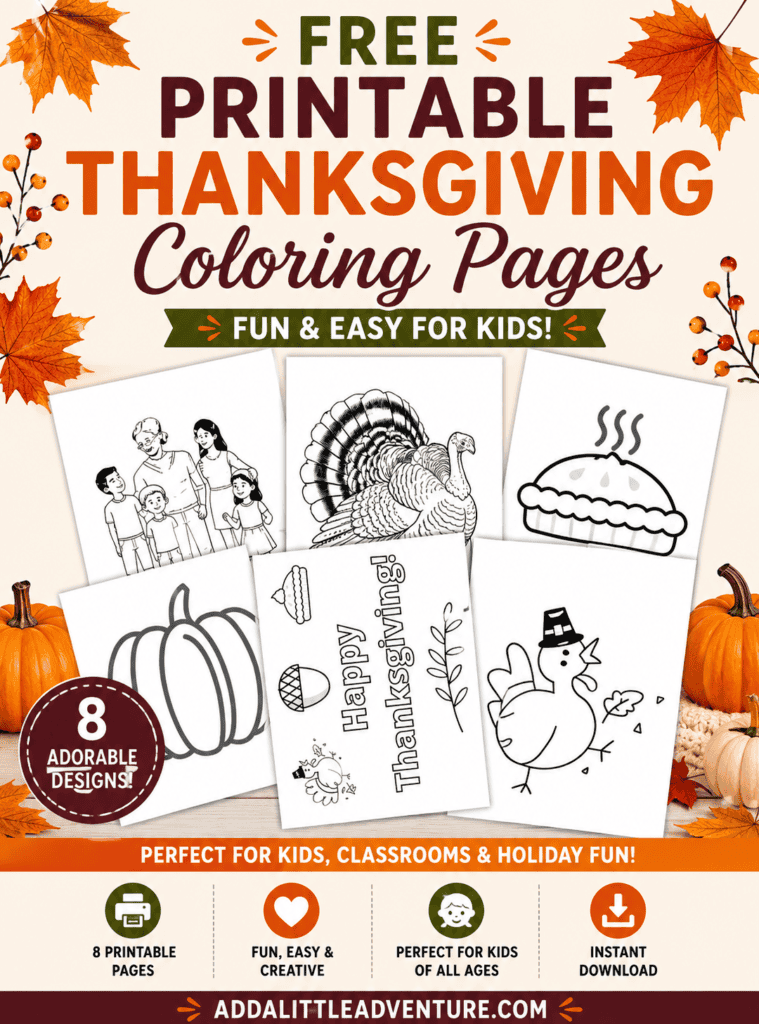 Free Printable Thanksgiving Coloring Pages