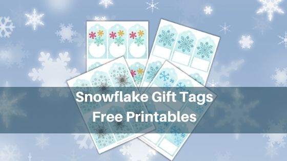 Snowflake Gift Tags - Free Printables