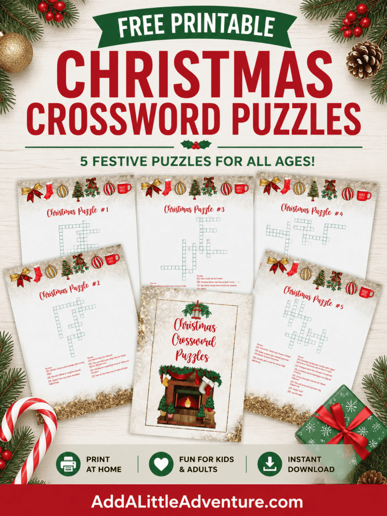 Free Printable Christmas Crossword Puzzles