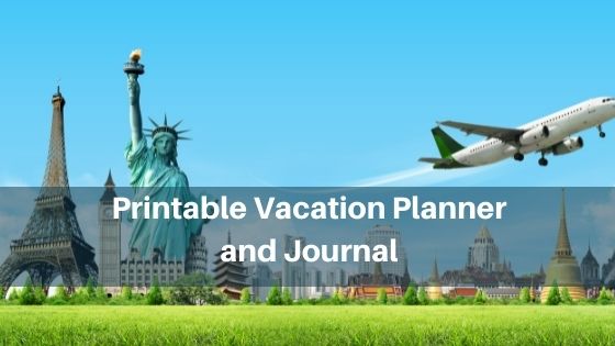 Printable Vacation Planner and Journal