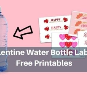 Valentine Water Bottle Labels - Free Printables