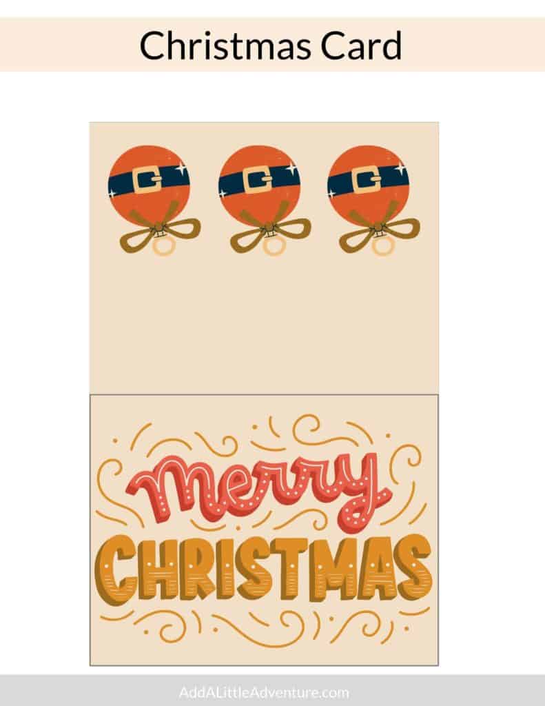 Christmas Card - Design 1