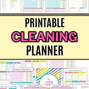 Printable Cleaning Planner