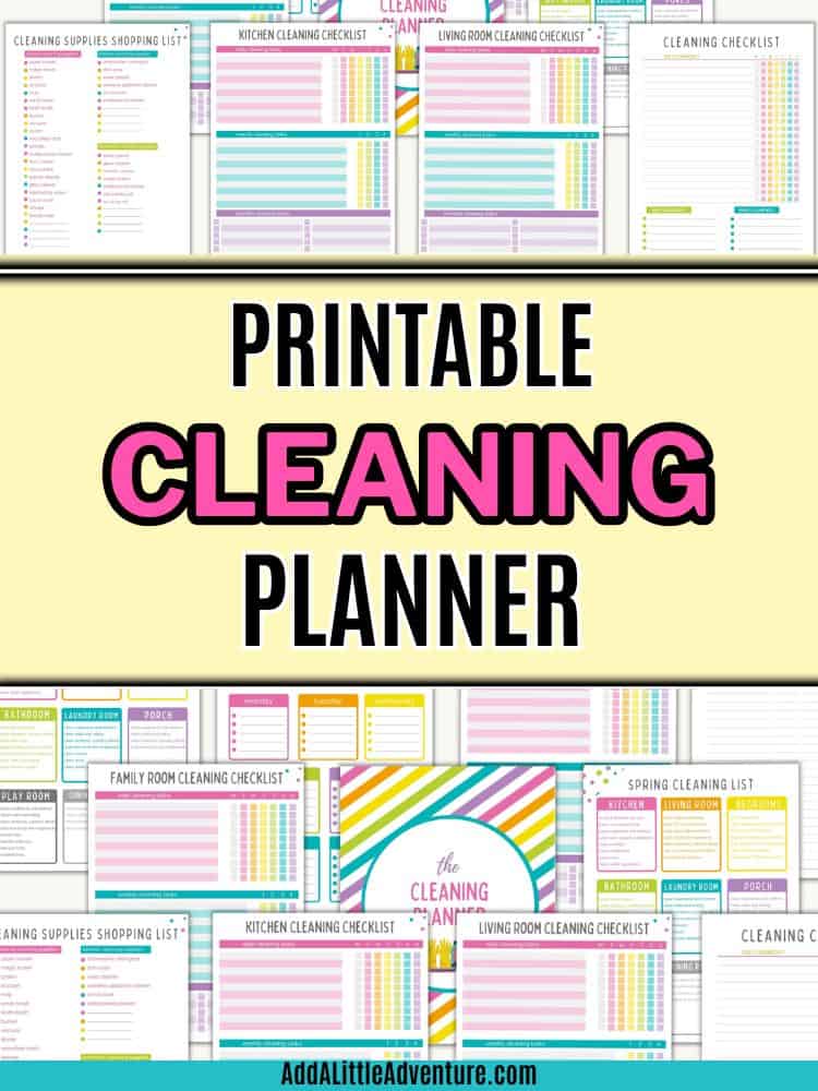 Printable Cleaning Planner