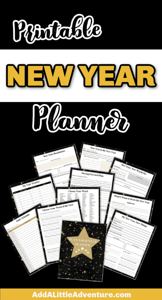 Printable New Years Planner