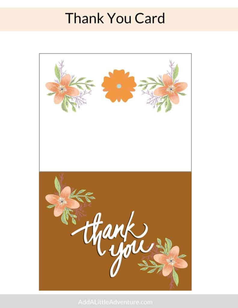 Thank You Card - Design 3