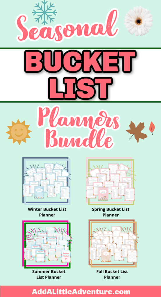 Seasonal Bucket List Planners Bundle