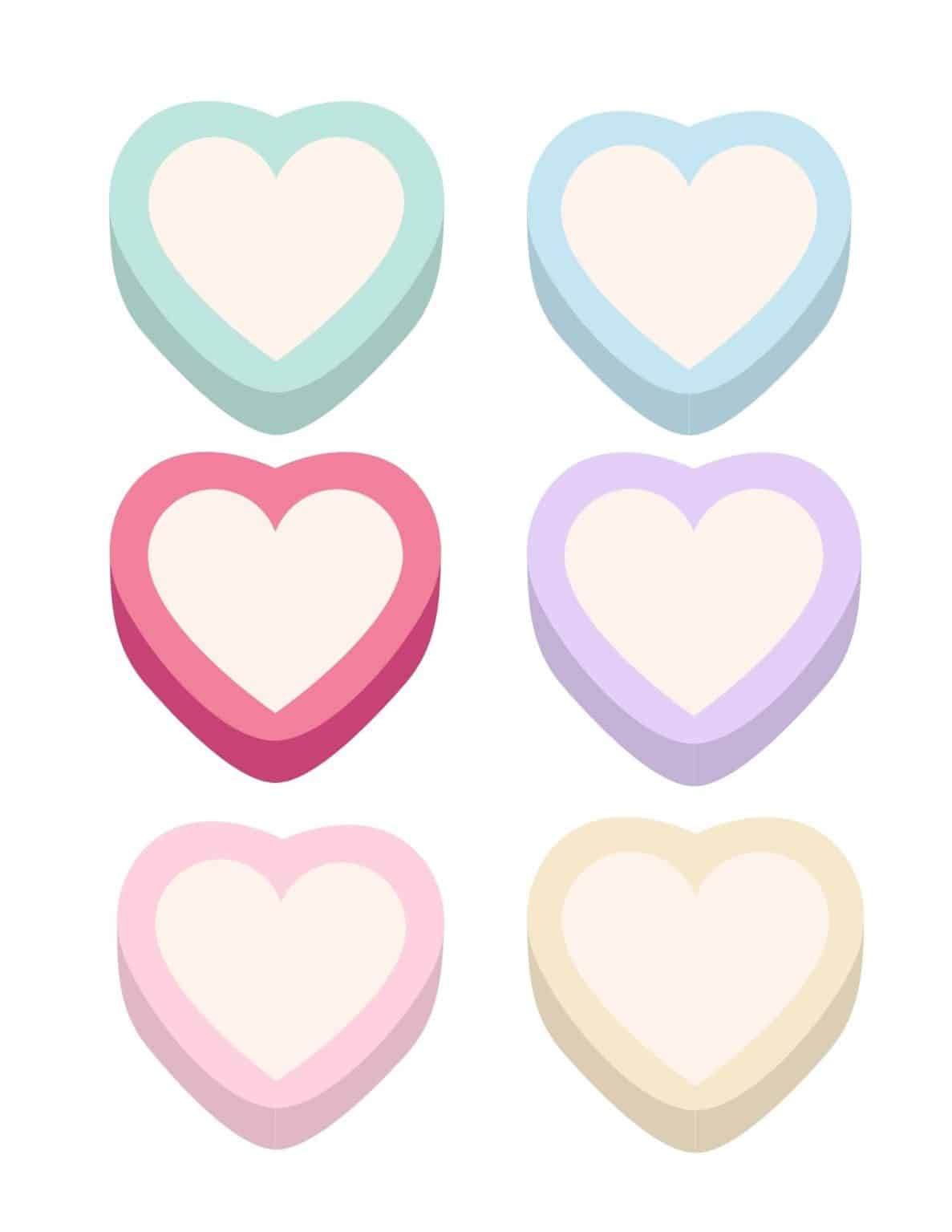 Printable Conversation Hearts - Add A Little Adventure
