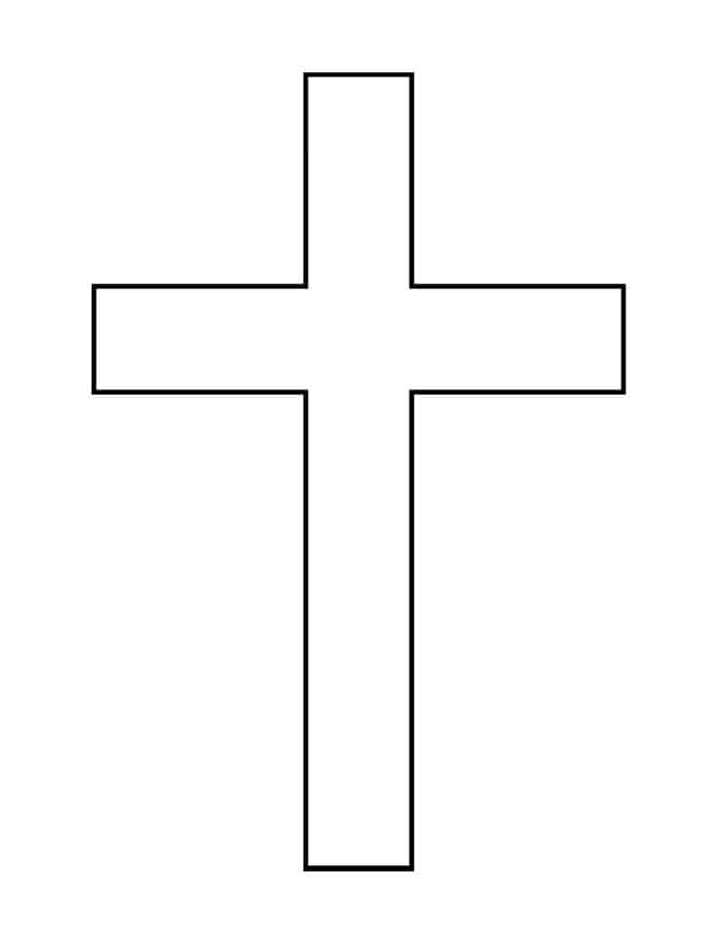 Large Cross Template
