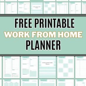 Free Printable Work From Home Planner