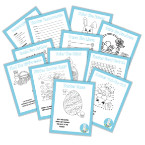 12 Printable Easter Games for Kids {Downloadable PDF}