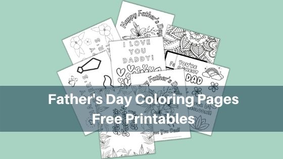 Father's Day Coloring Pages - Free Printables