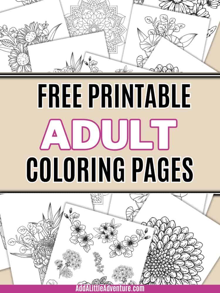 Free Printable Adult Coloring Pages