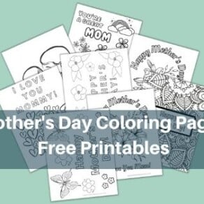 Mother's Day Coloring Pages - Free Printables