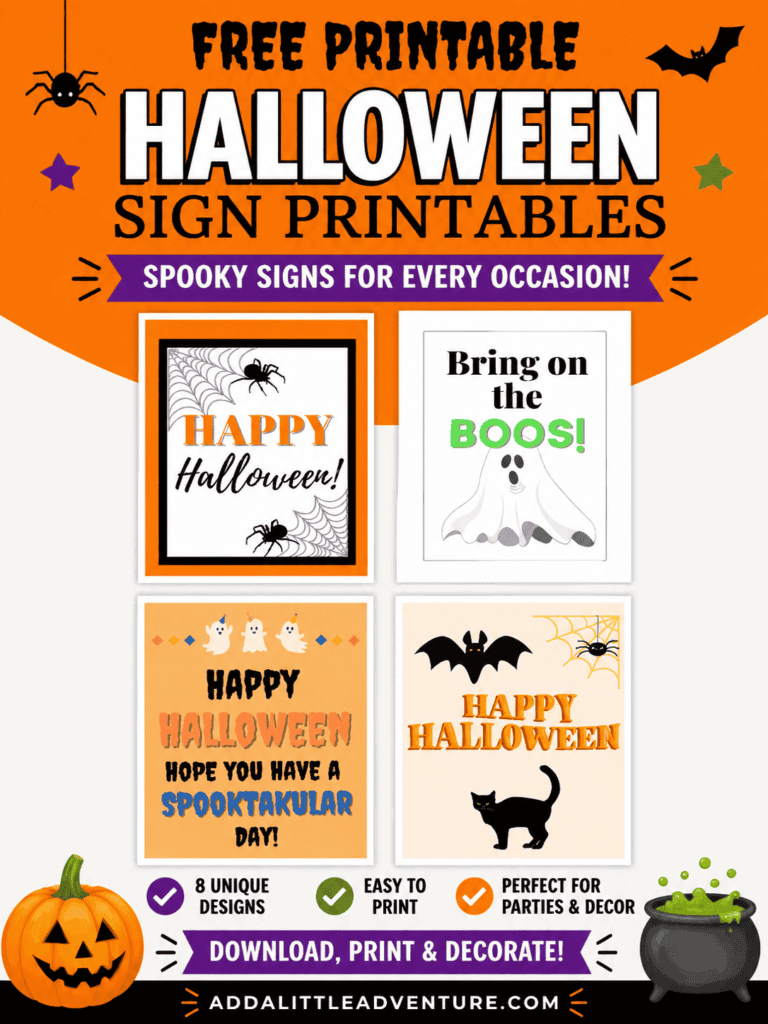 Free Printable Halloween Signs