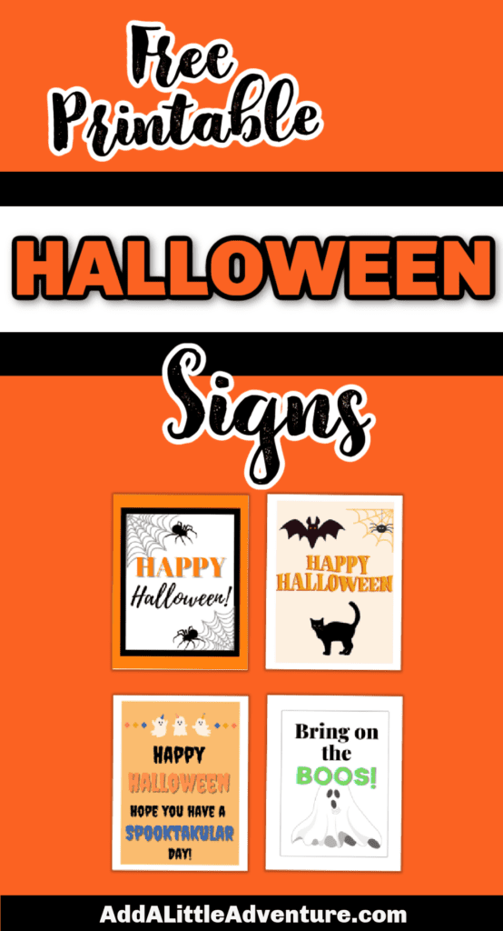 Free Printable Halloween Signs