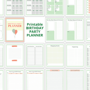 Printable Birthday Party Planner