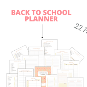 Back to School Planner
