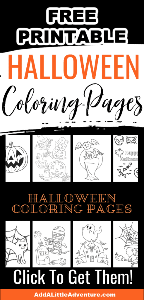 Free Printable Halloween Coloring Pages - Click to Get Them