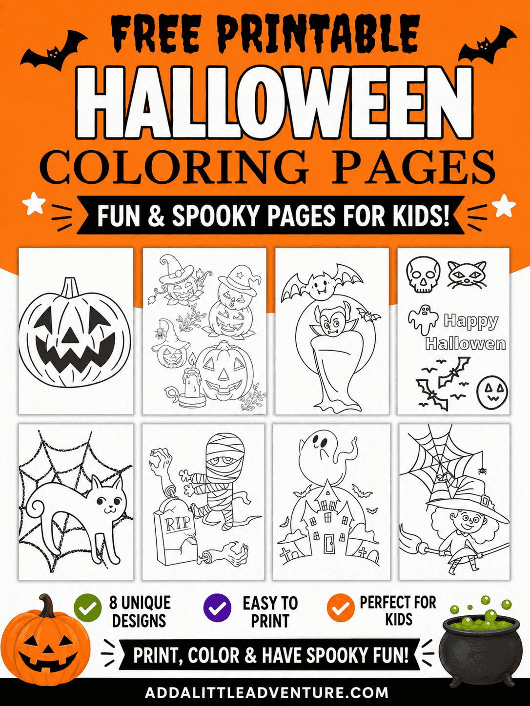 Free Printable Halloween Coloring Pages