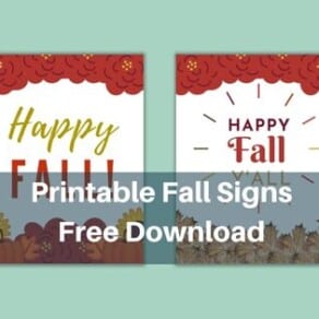 Printable Fall Signs - Free Download