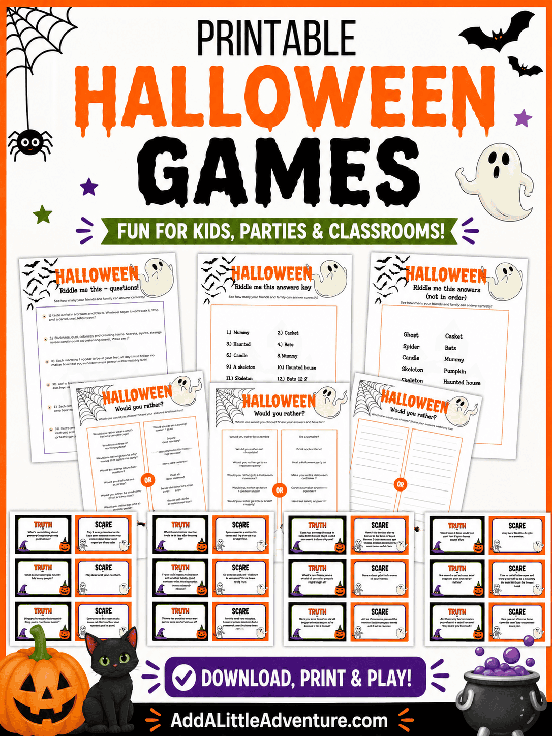 Printable Halloween Games