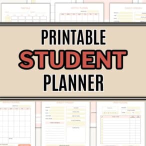 Printable Student Planner