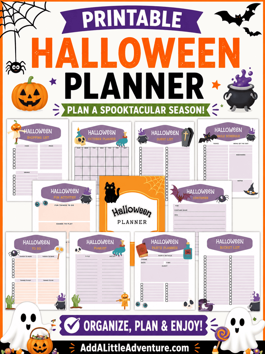 Printable Halloween Planner