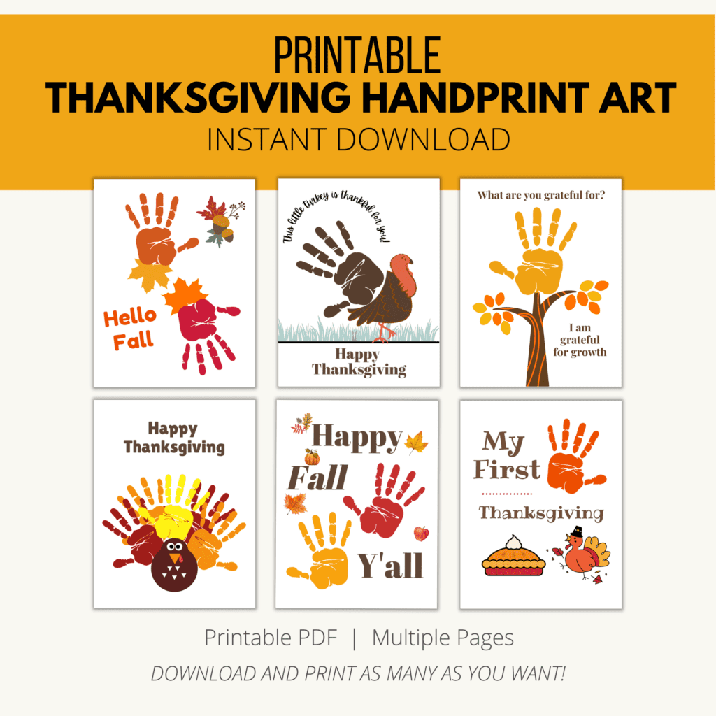thanksgiving handprint art