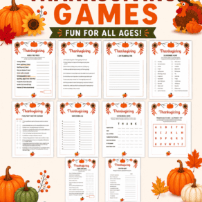 Printable Thanksgiving Games