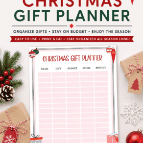 Free Printable Christmas Gift Planner