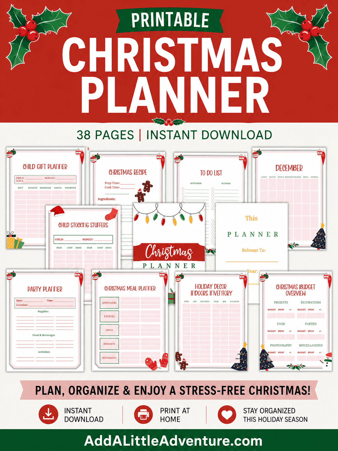 Printable Christmas Planner