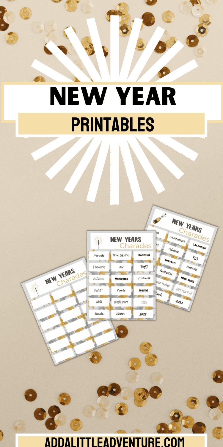 New Year Printables - Add A Little Adventure