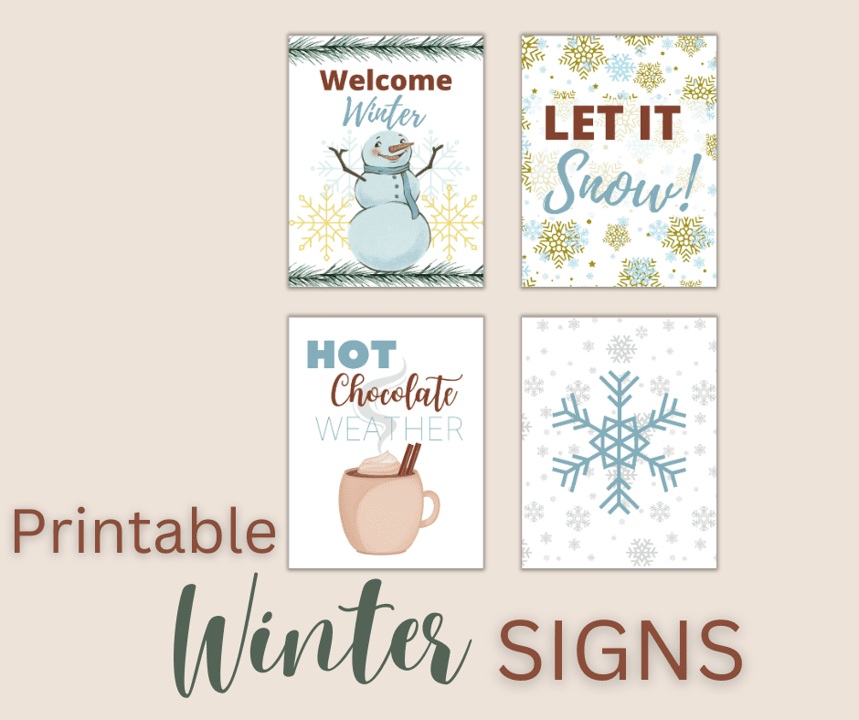 Printable Winter Signs