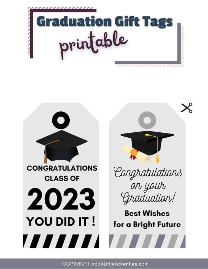 Graduation Gift Tags - 2023