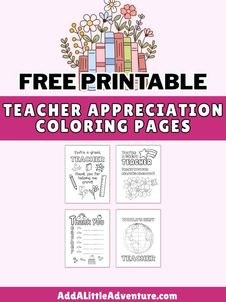 Free Printable Teacher Appreciation Coloring Pages