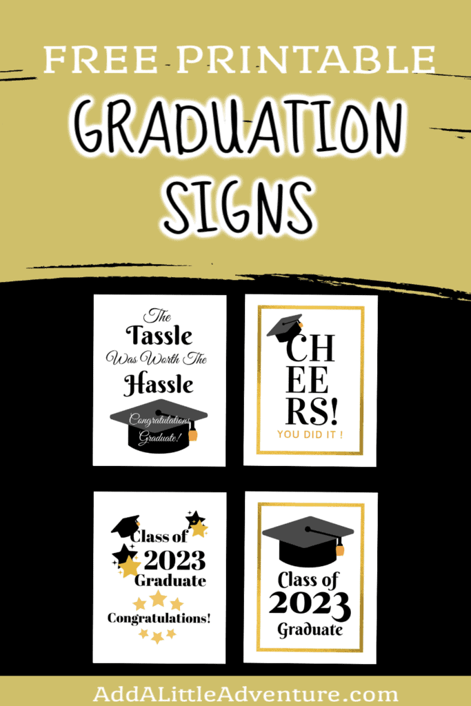 Free Printable Graduation Signs - 2023