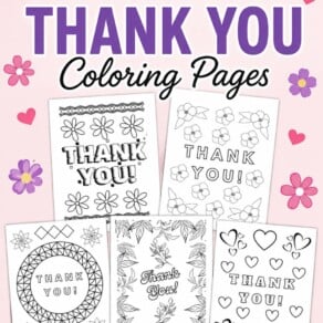 Free Printable Thank You Coloring Pages