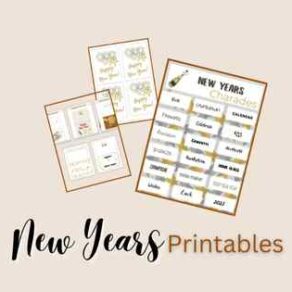 New Year Printables
