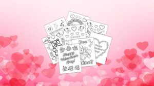 Valentines Coloring Pages - Free Printables