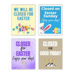 Closed for Easter Signs (Free Printables) - Add A Little Adventure