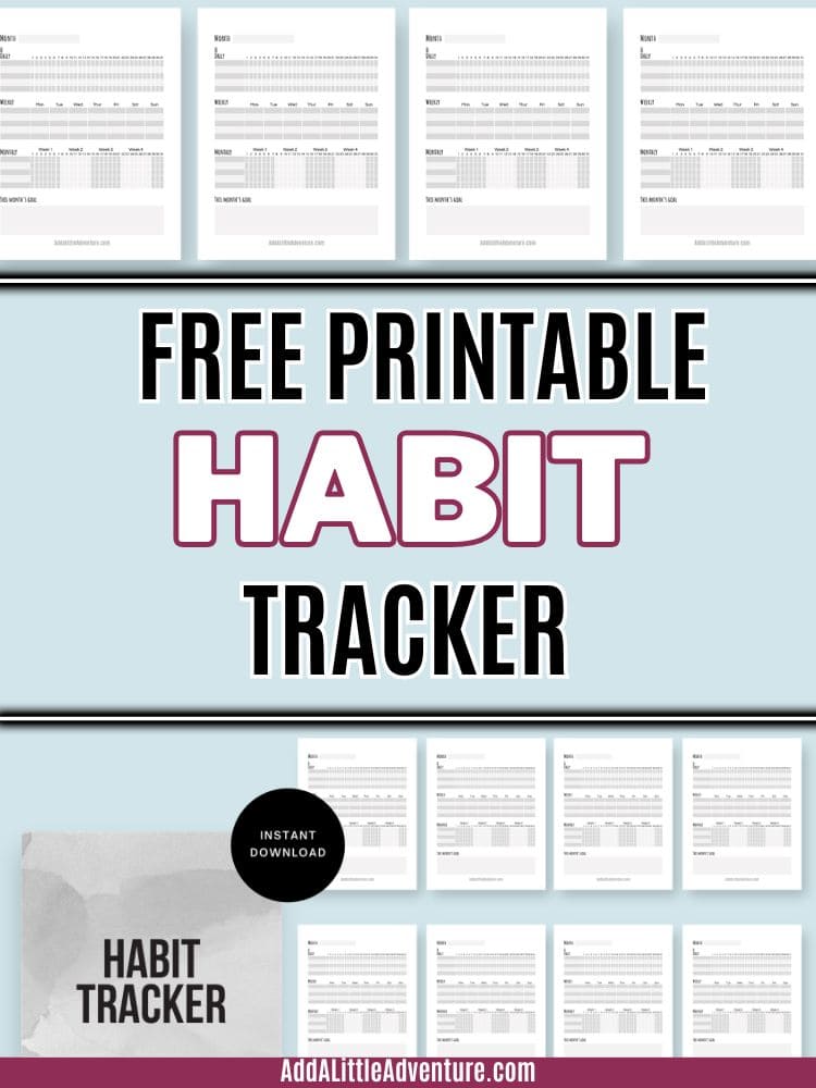 Free Printable Habit Tracker